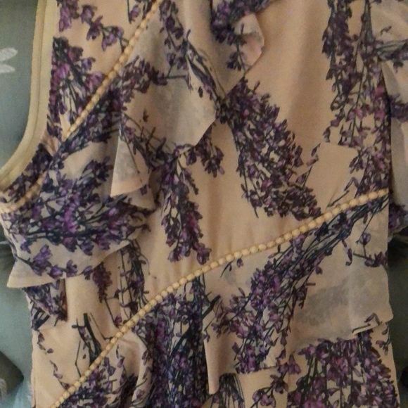 KEEPSAKE the Label Yellow and Purple Asymmetrical Sundress - Picture 13 of 15